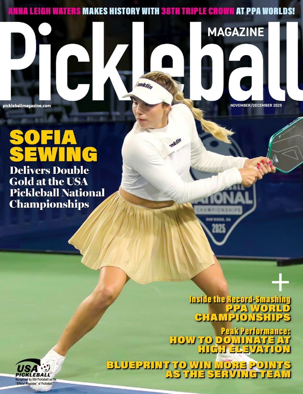 Pickleball Magazine Subscription                    November 1st, 2025 Issue