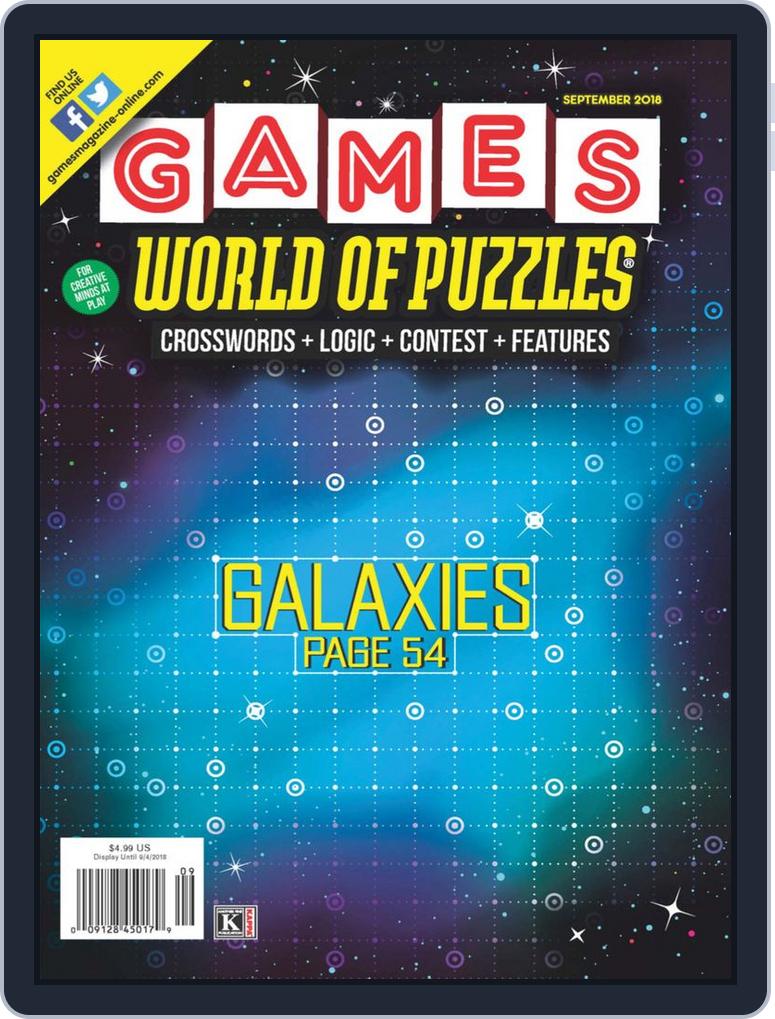 Games World of Puzzles September 2018 (Digital) - DiscountMags.ca