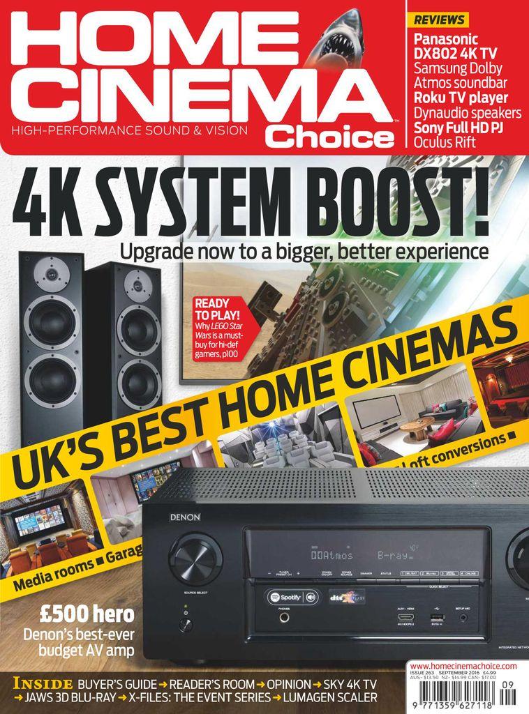 Home Cinema Choice September 2016 (Digital) - DiscountMags.ca