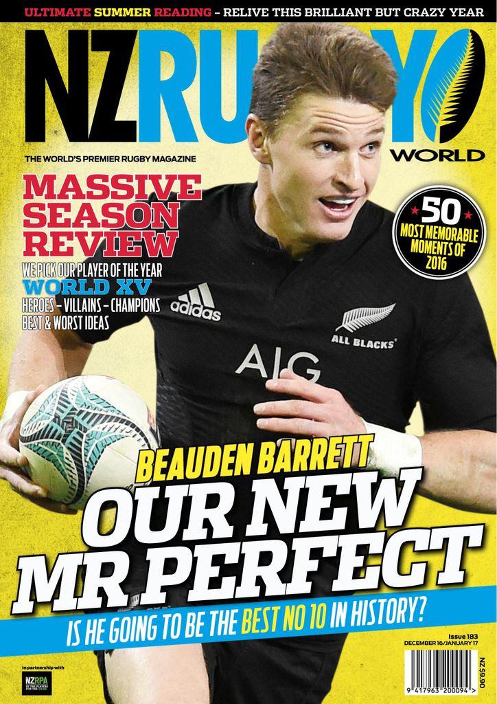 Rugby magazine 2016年　1年分 NZ Rugby World No 183 Dec 2016 - Jan 2017 (Digital) - DiscountMags.com