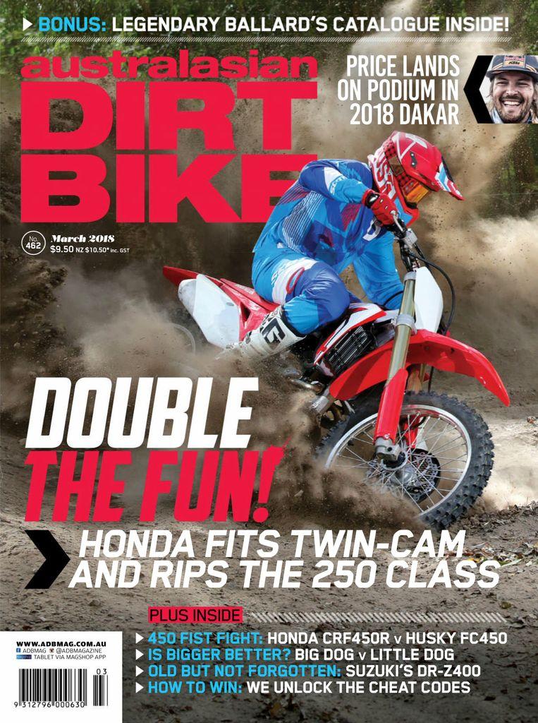 Dirt Bike magazine; motorcycle magazines back issues 2010 onwards 