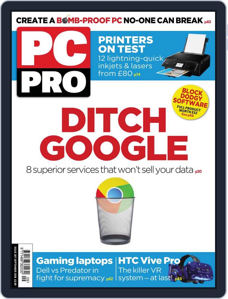 PC Pro No 287 September 2018 Digital DiscountMags Com