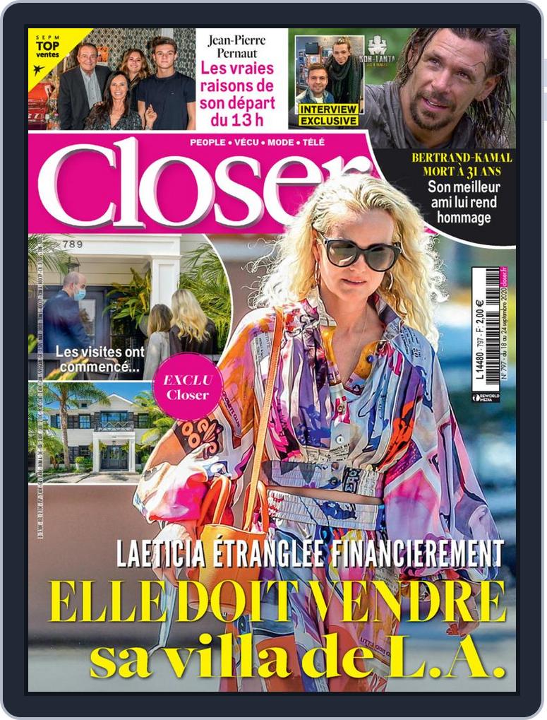Closer France Back Issue No 797 Digital Discountmags Com Closer France Back Issue No 797 Digital Discountmags Com