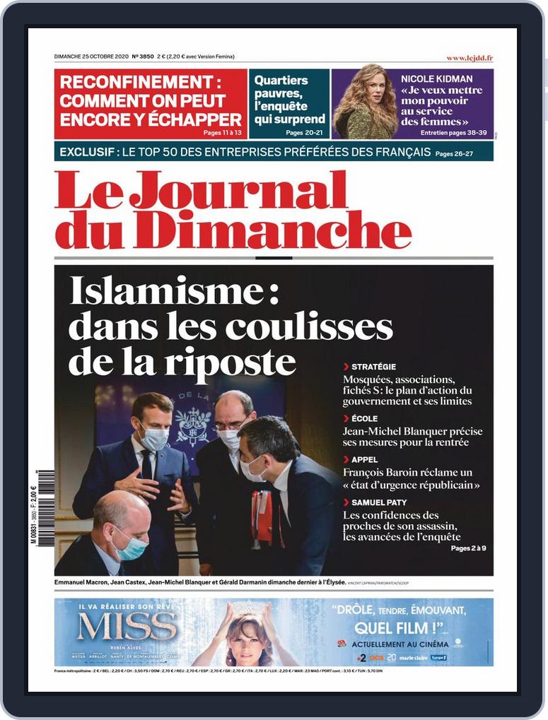 Le Journal Du Dimanche Back Issue No 3850 Digital Discountmags Com Le Journal Du Dimanche Back Issue No 3850 Digital Discountmags Com