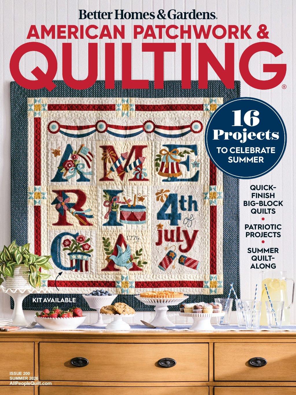 American Patchwork & Quilting Magazine Subscription