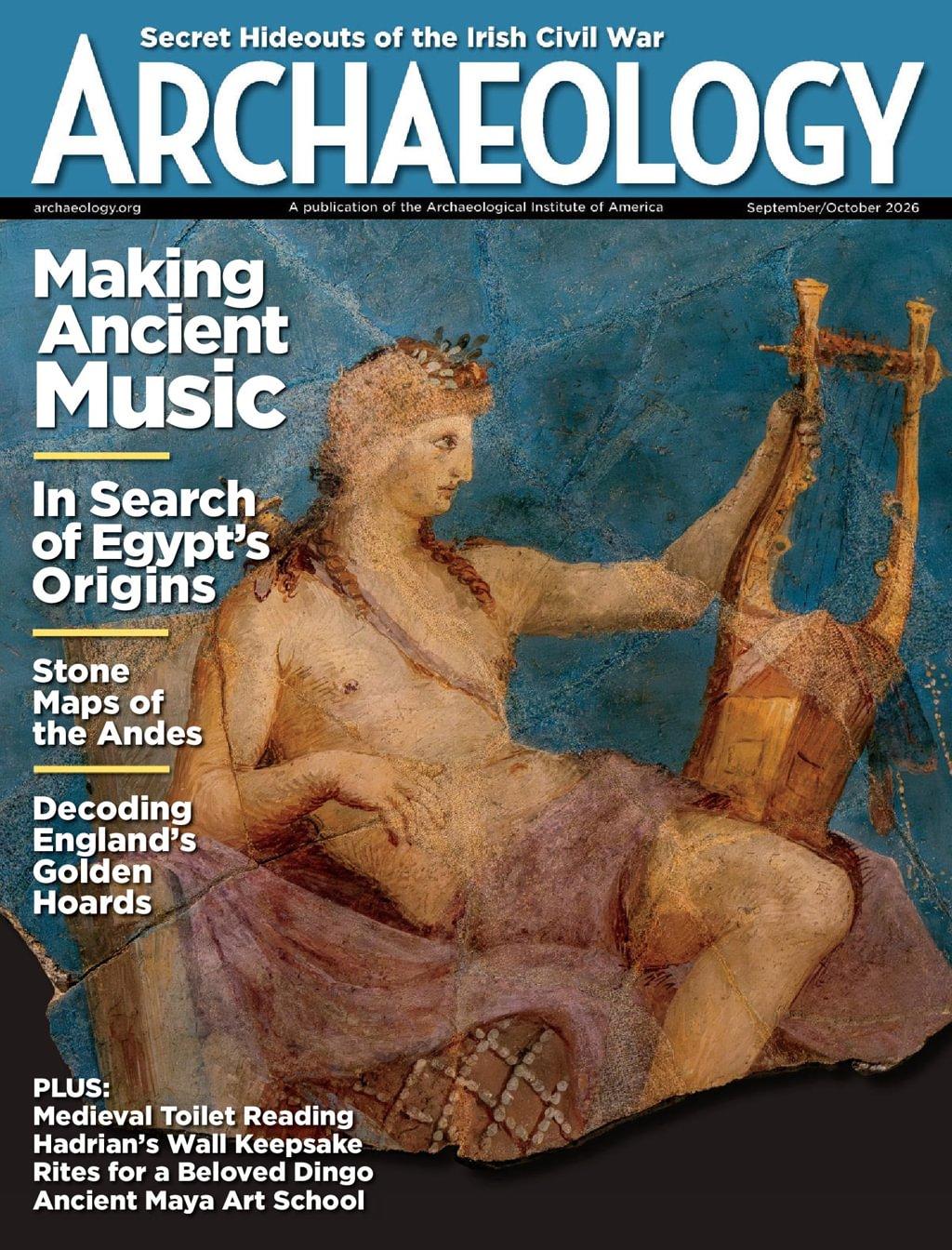 Archaeology Magazine Subscription                    September 1st, 2026 Issue