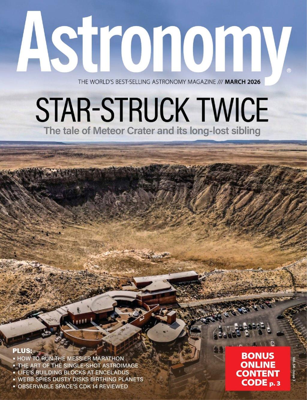 Astronomy Magazine Subscription                    March 1st, 2026 Issue