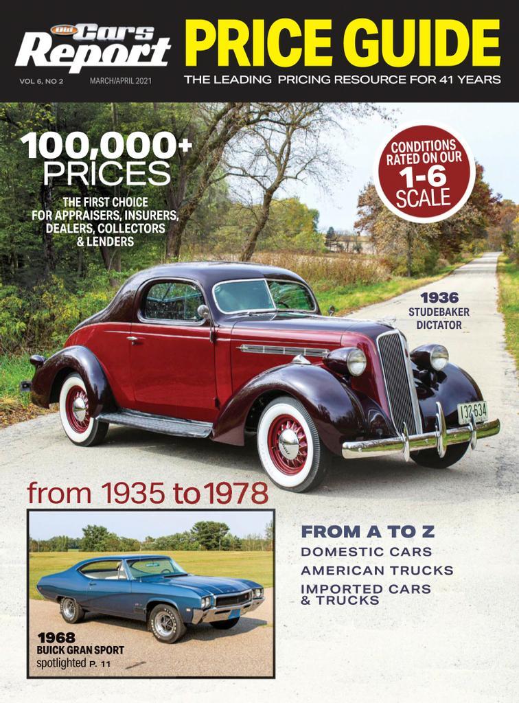 Old Cars Report Price Guide March April 2021 Digital