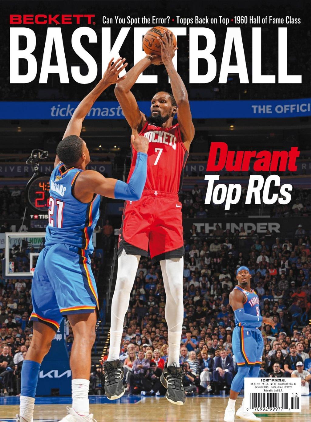 Beckett Basketball Magazine Subscription                    December 1st, 2025 Issue