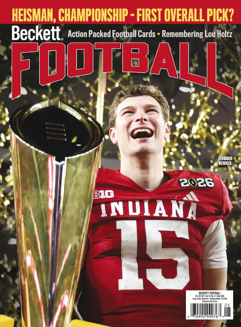 Beckett Football Magazine Subscription                    May 1st, 2026 Issue