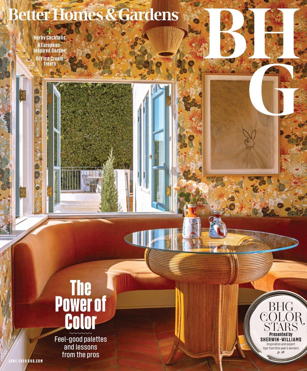 Better Homes & Gardens Magazine Subscription                    June 1st, 2026 Issue