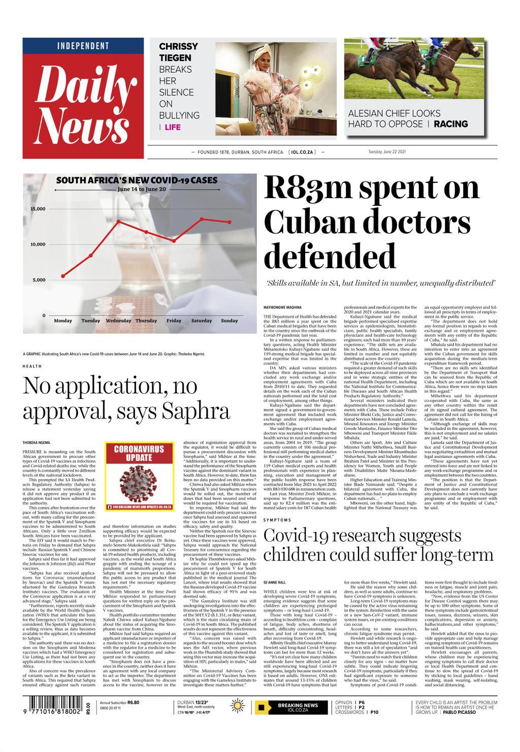 Daily News 2021-06-22 (Digital) - DiscountMags.com