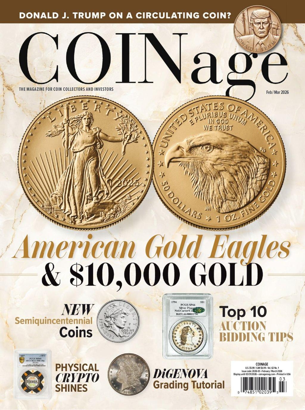 Coinage Magazine Subscription                    February 1st, 2026 Issue