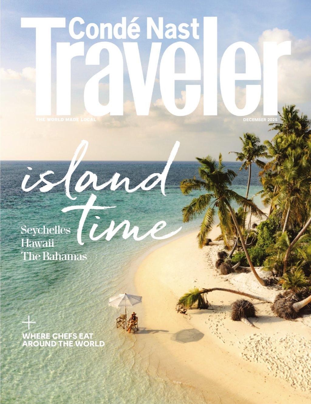 Conde Nast Traveler Magazine Subscription                    December 1st, 2025 Issue