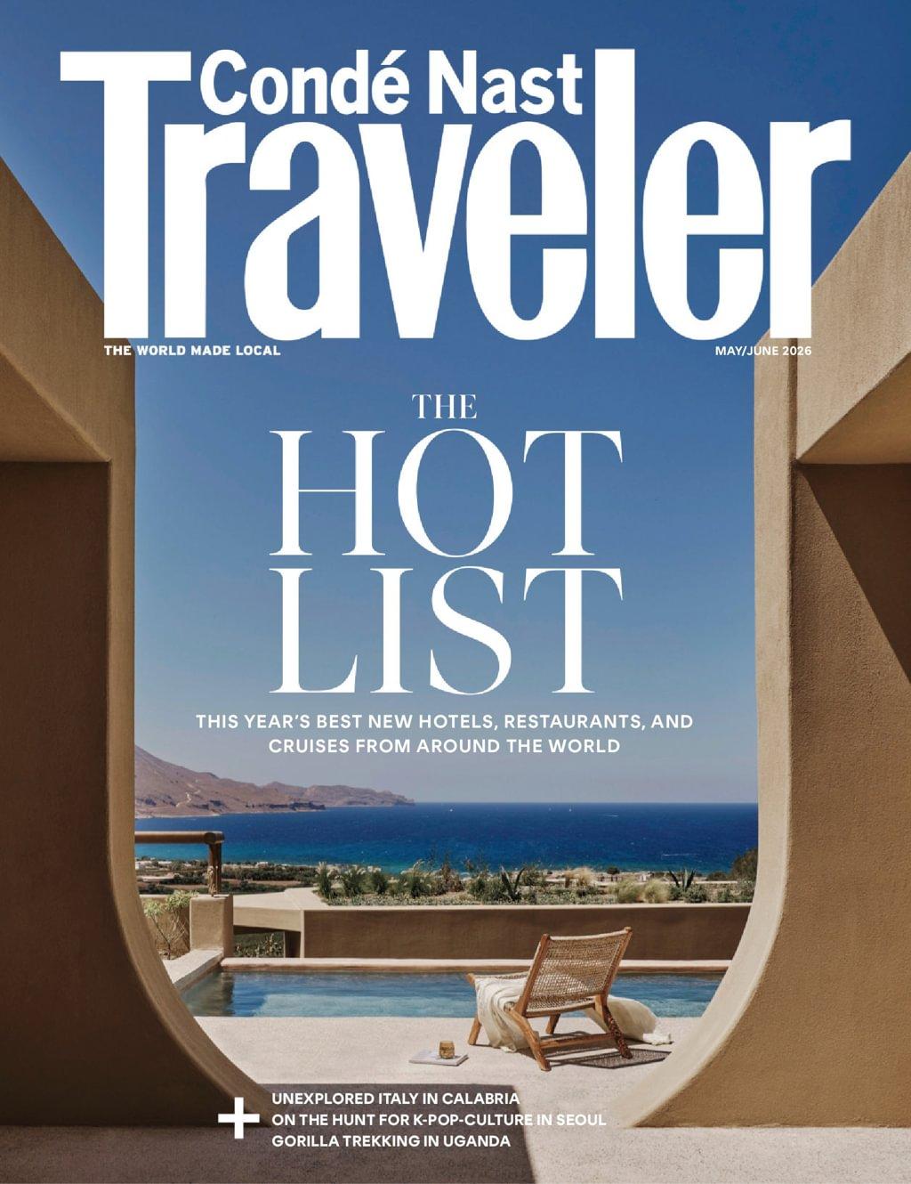 Conde Nast Traveler Magazine Subscription                    May 1st, 2026 Issue