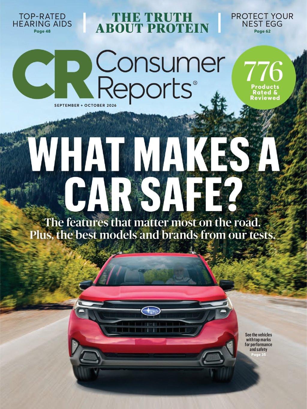 Consumer Reports Magazine Subscription                    September 1st, 2026 Issue