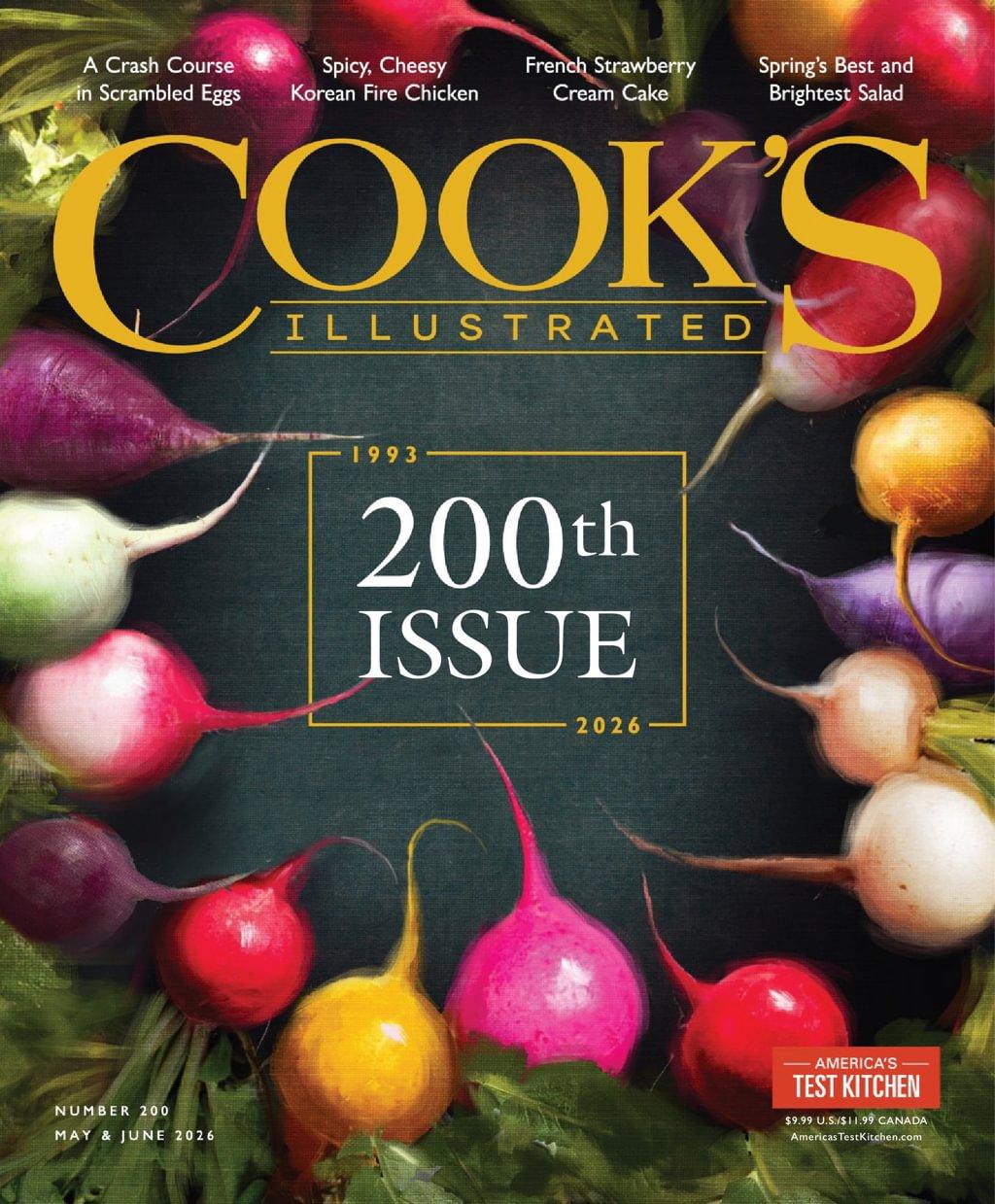 Cook's Illustrated Magazine Subscription                    May 1st, 2026 Issue