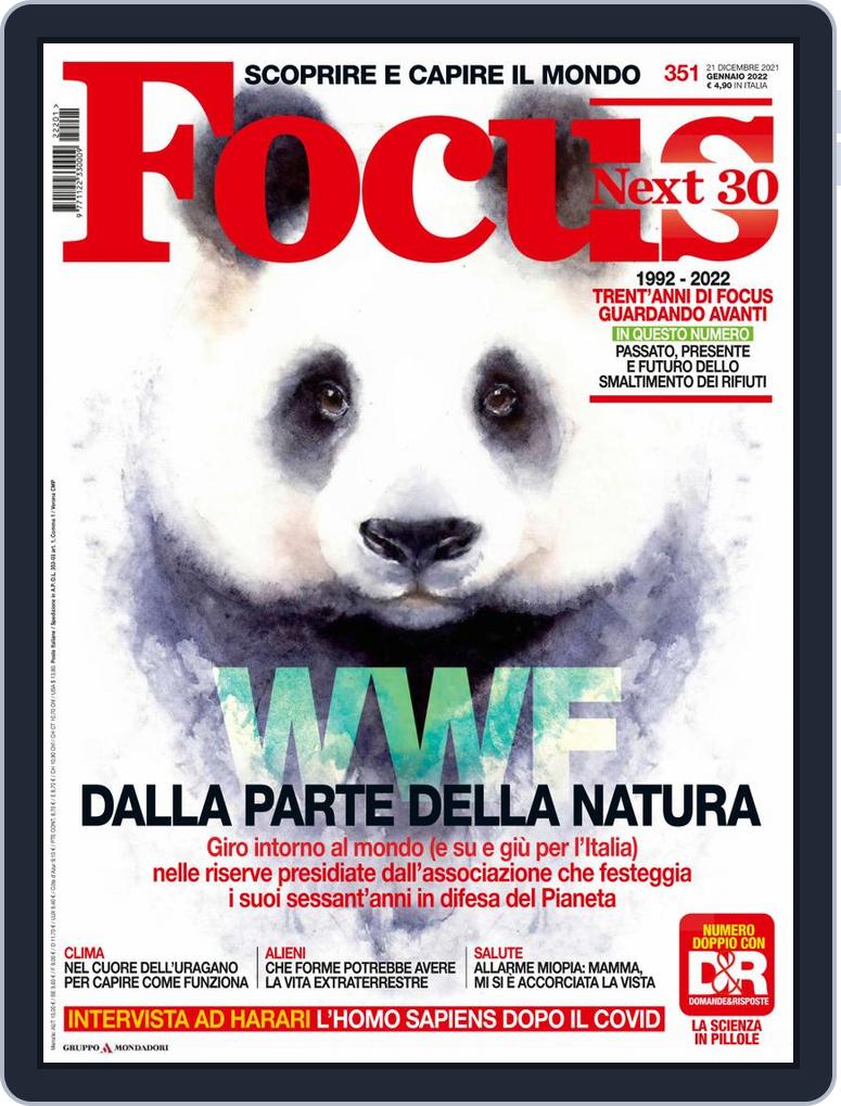 Focus Italia Back Issue Gennaio 2022 (Digital) - DiscountMags.com