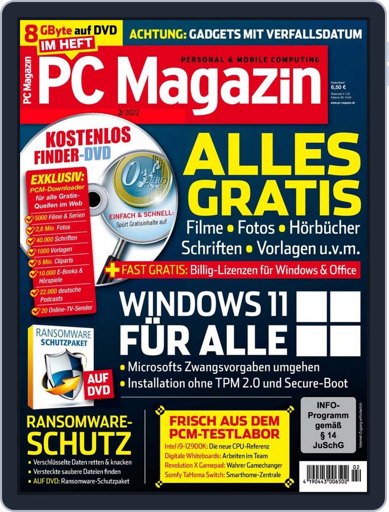 PC Magazin 02/2022 (Digital) DiscountMags.com PC Magazin 02/2022 (Digital) DiscountMags.com