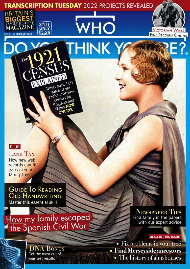 Who Do You Think You Are 2022 Schedule Who Do You Think You Are? Back Issue February 2022 (Digital) -  Discountmags.com (Australia)
