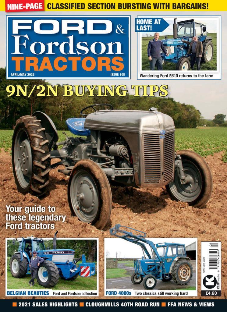 FORDSON  SUPER  DEXTA  TRACTOR SUPERB MOUNTED PRINT