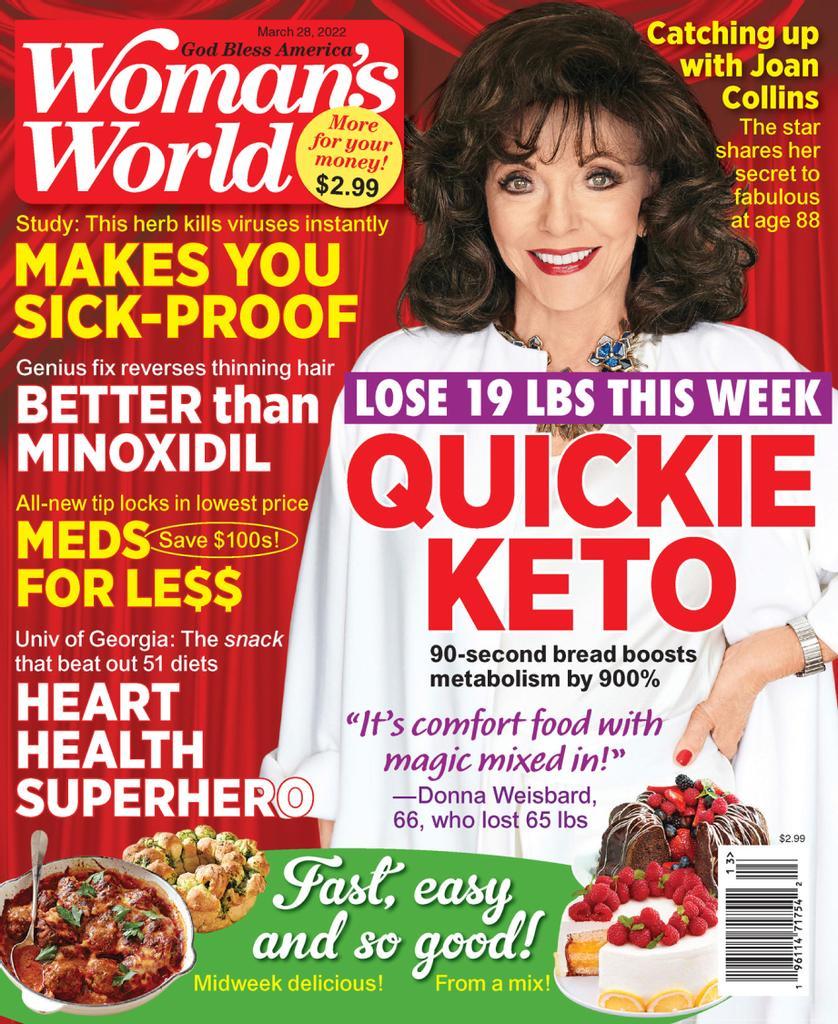 Woman's World March 28, 2022 (Digital) - DiscountMags.com