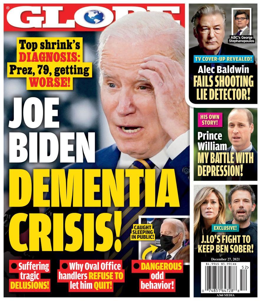 Globe Magazine Subscription December 27th, 2021 Issue