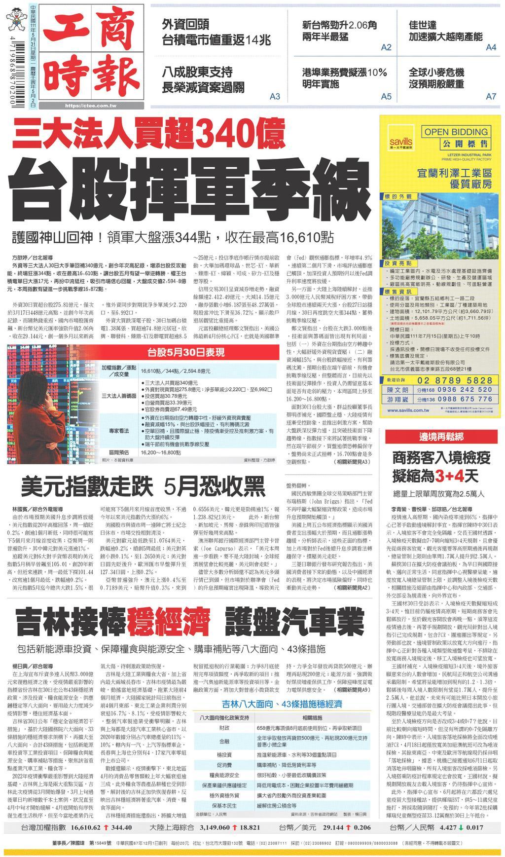 Commercial Times 工商時報no 396 22 05 31 Digital Discountmags Com