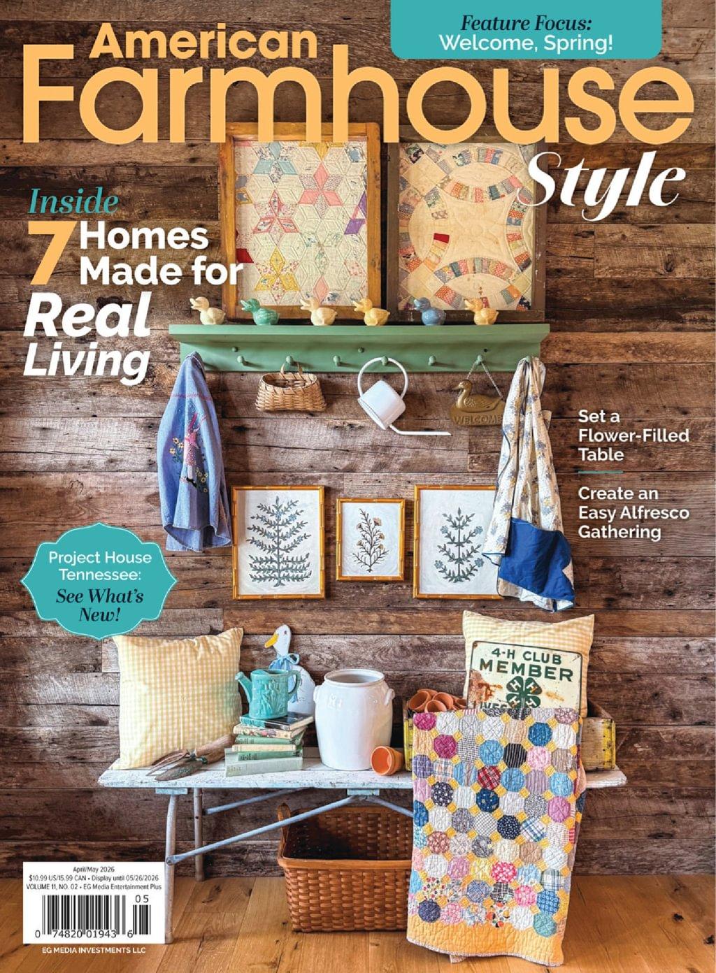 American Farmhouse Style Digital And Print Bundle Subscription                    April 1st, 2026 Issue