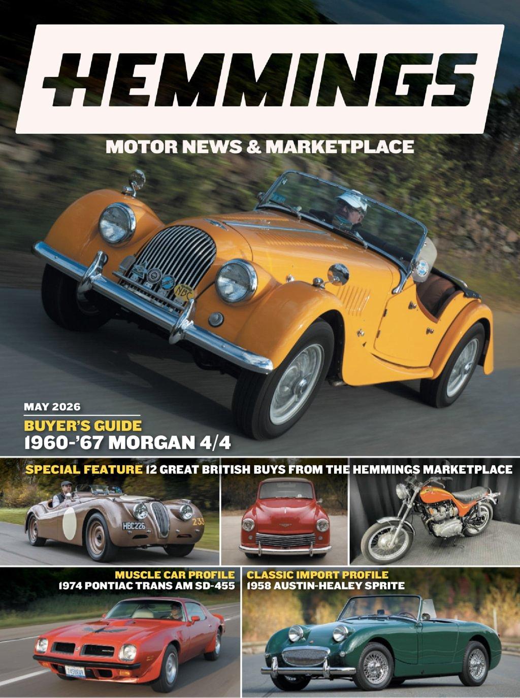 Hemmings Motor News Magazine Subscription                    May 1st, 2026 Issue
