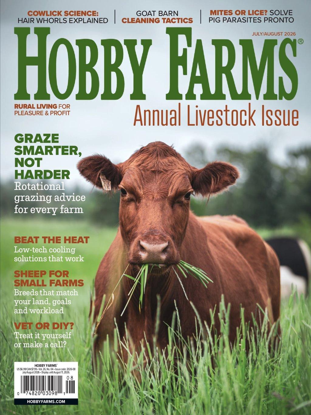 Hobby Farms Magazine Subscription                    July 1st, 2026 Issue