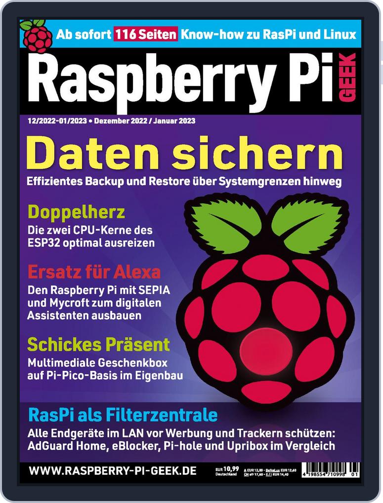Raspberry Pi Geek 12 01/23 (Digital) DiscountMags.(Australia) Raspberry Pi Geek 12 01/23 (Digital) DiscountMags.(Australia)