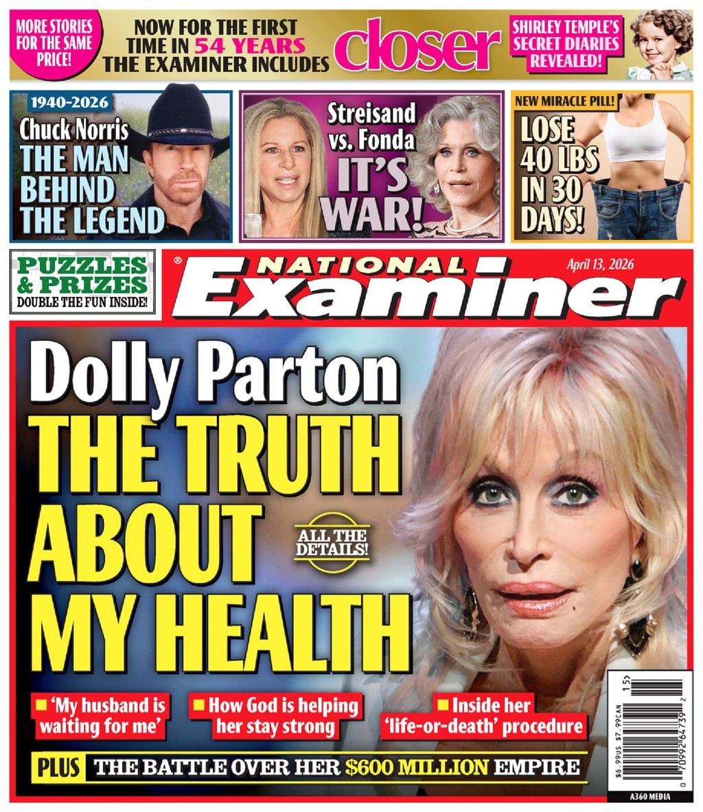 National Examiner Magazine Subscription                    April 13th, 2026 Issue