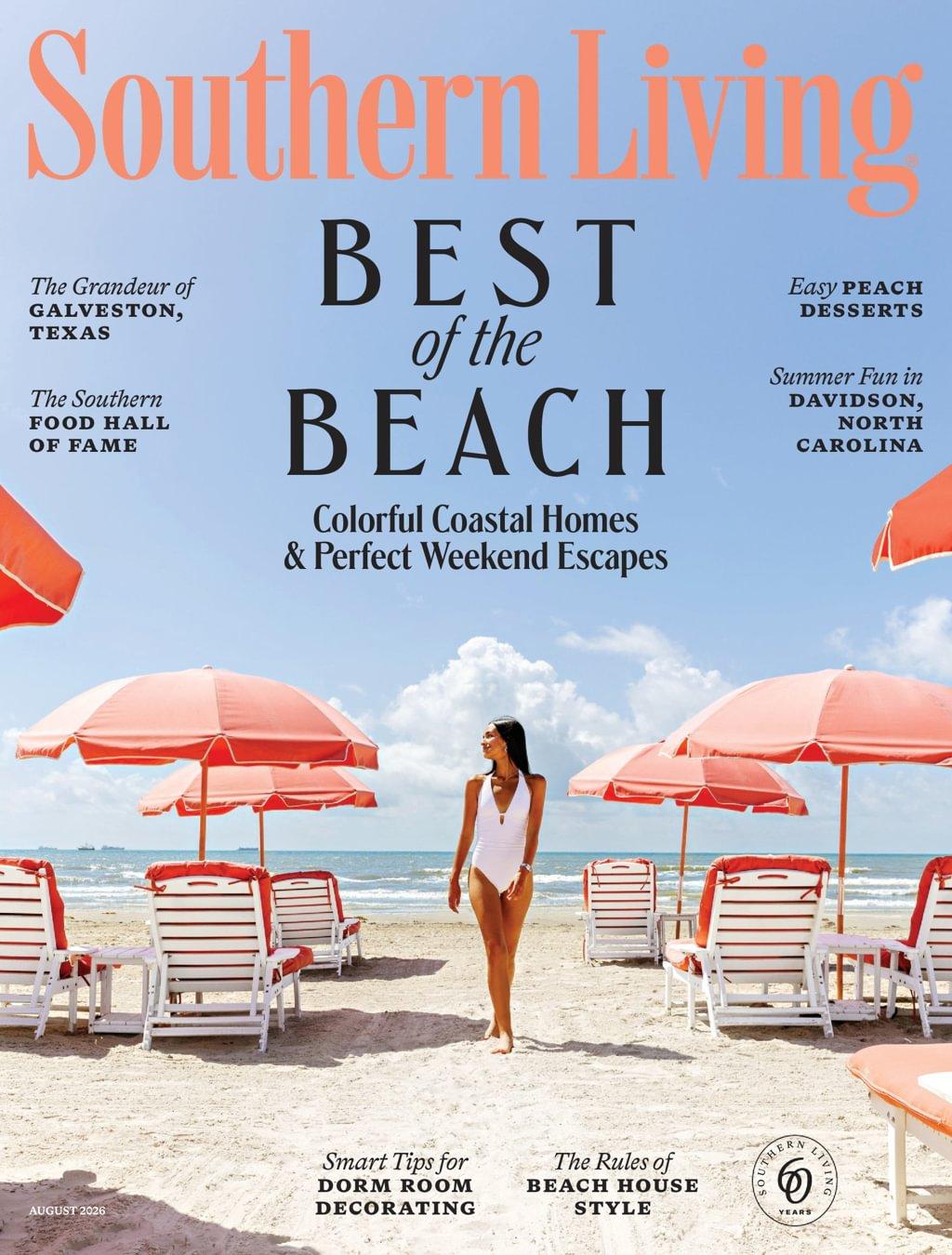 Southern Living Magazine Subscription                    August 1st, 2026 Issue