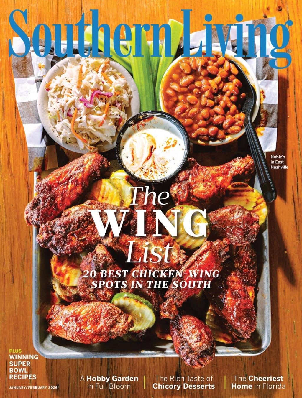 Southern Living Magazine Subscription                    January 1st, 2026 Issue