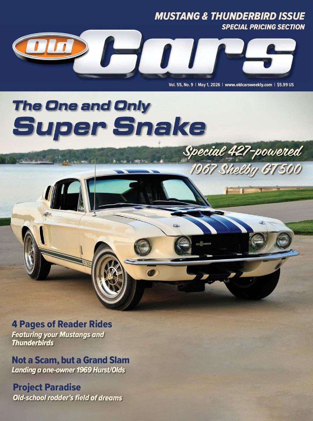 Old Cars Weekly Magazine Subscription                    May 1st, 2026 Issue