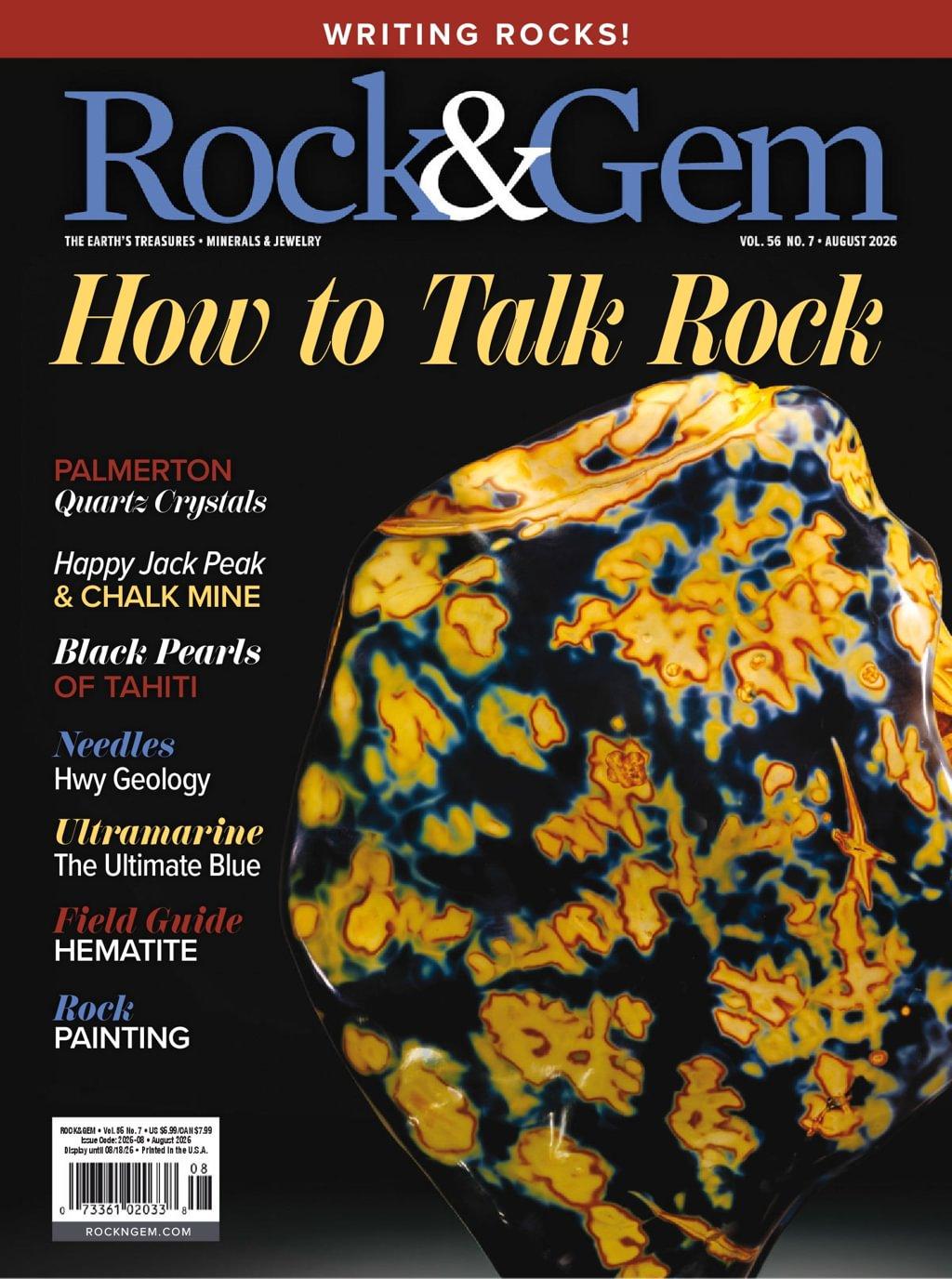 Rock & Gem Magazine Subscription                    August 1st, 2026 Issue