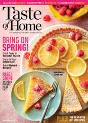 Taste of Home Magazine Subscription                    April 1st, 2024 Issue