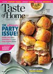 Taste of Home Magazine Subscription                    February 1st, 2024 Issue