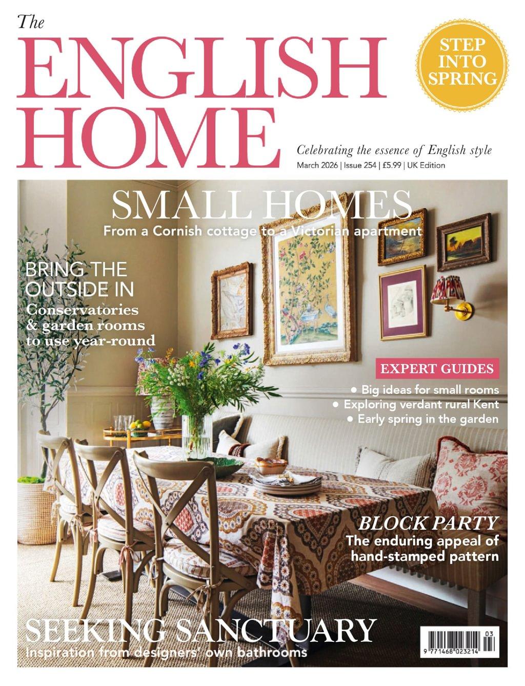 The English Home Magazine Subscription                    March 1st, 2026 Issue