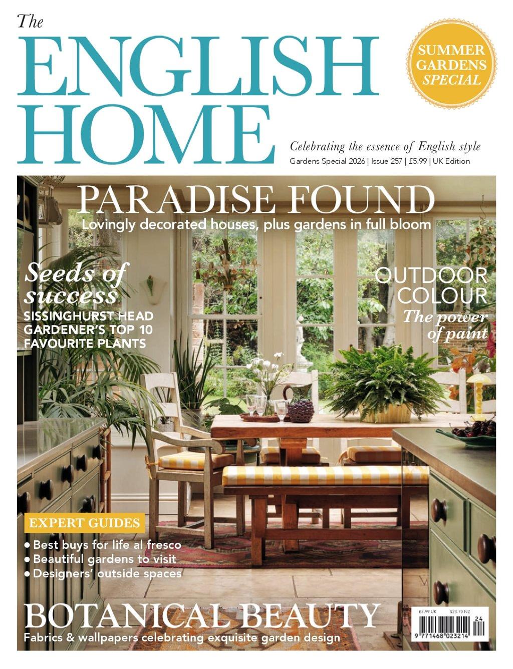 The English Home Magazine Subscription                    May 15th, 2026 Issue