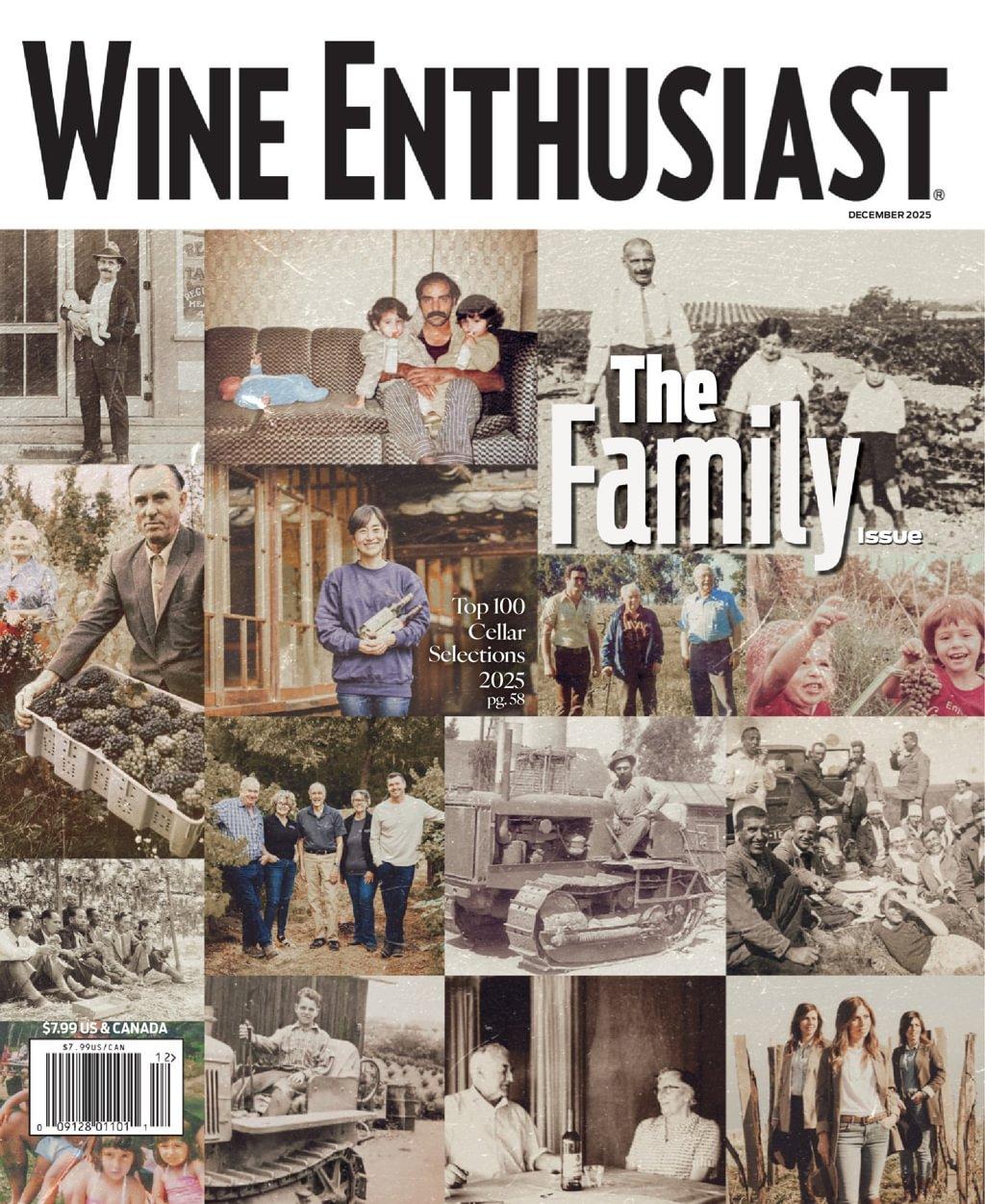 Wine Enthusiast Magazine Subscription                    December 1st, 2025 Issue
