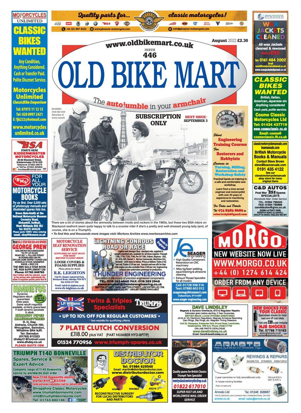 Old Bike Mart August 2022 (Digital)
