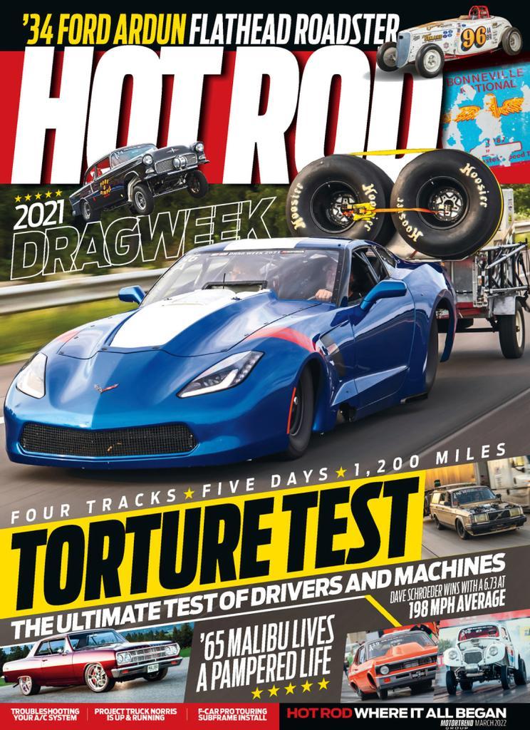 Hot Rod Magazine Subscription Discount Custom Roadsters Classic   5504 Hot Rod Cover 2022 March 1 Issue 