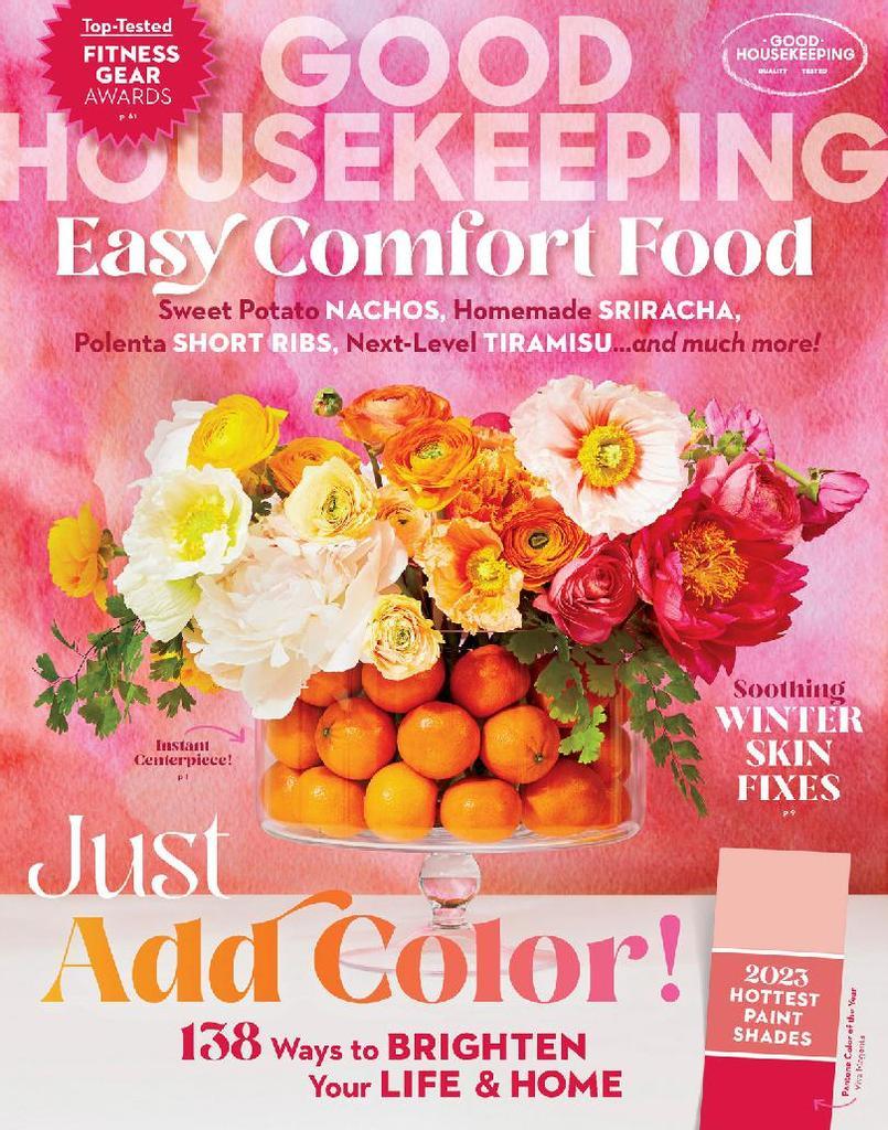 Good Housekeeping Magazine Buy A Good Housekeeping Subscription   5515 Good Housekeeping Cover 2023 January 1 Issue 