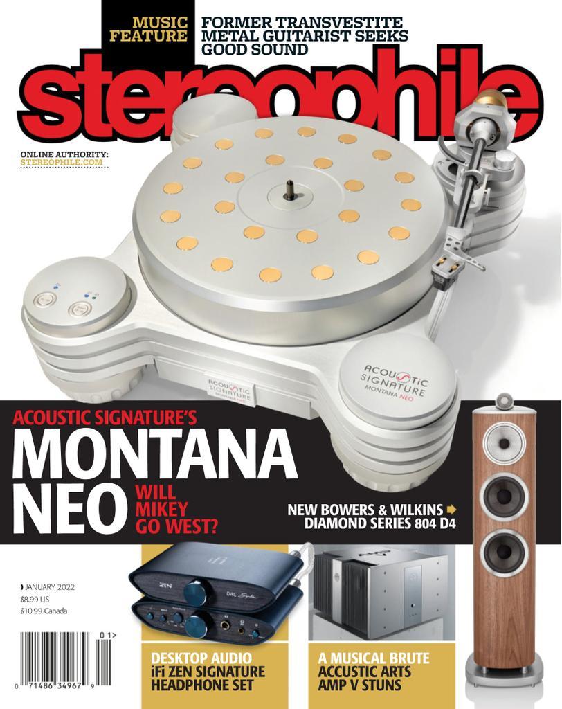 Stereophile Magazine Subscription January 1st, 2022 Issue