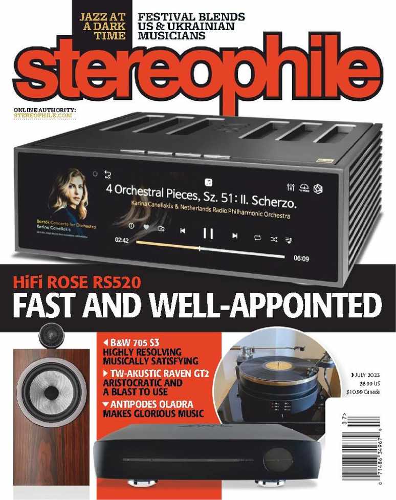1-Year (12 Issues) of Stereophile Magazine Subscription