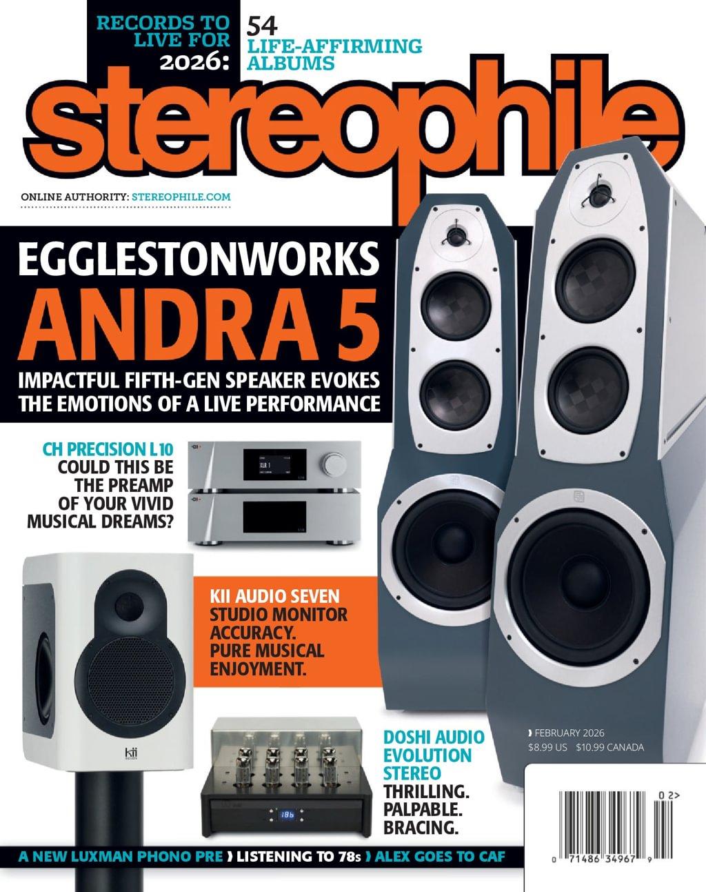 Stereophile Magazine Subscription                    February 1st, 2026 Issue