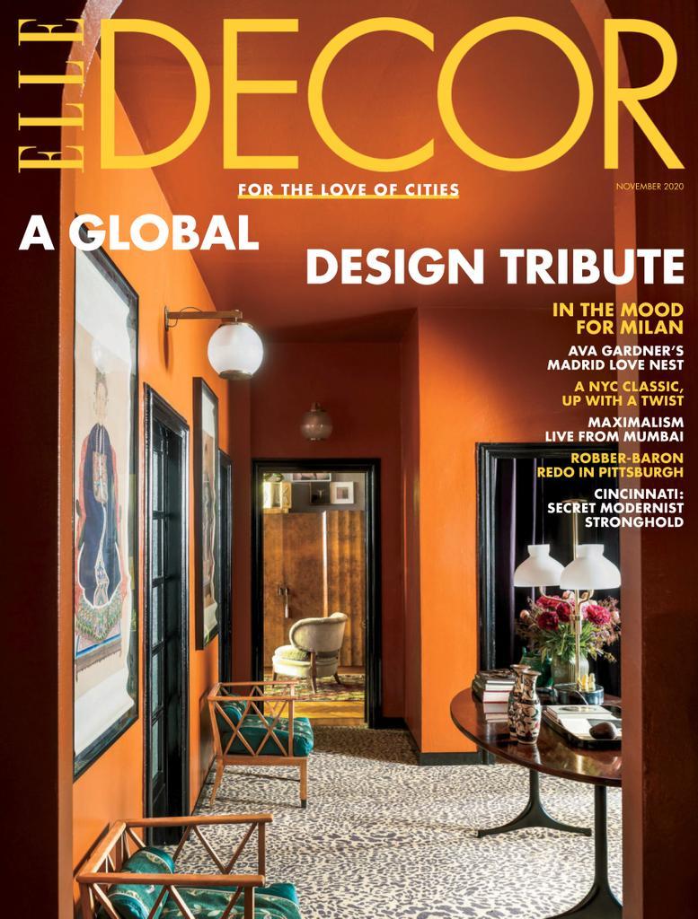 Elle Decor Magazine Subscription Discount Home Decorating Ideas   5667 Elle Decor Cover 2020 November 1 Issue 