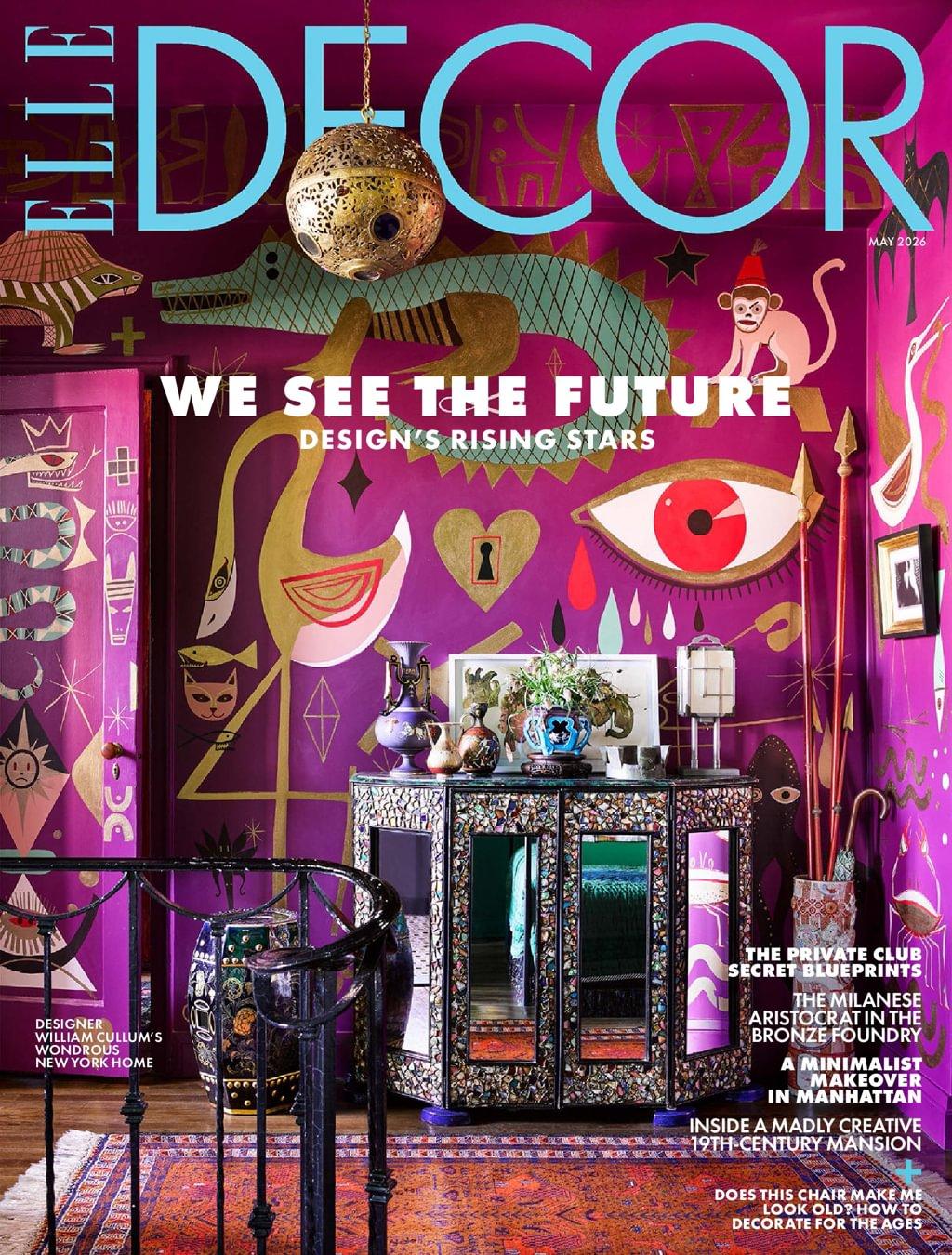 Elle Decor Magazine Subscription                    May 1st, 2026 Issue